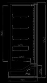 Plan technique VisionShop Freezer 1