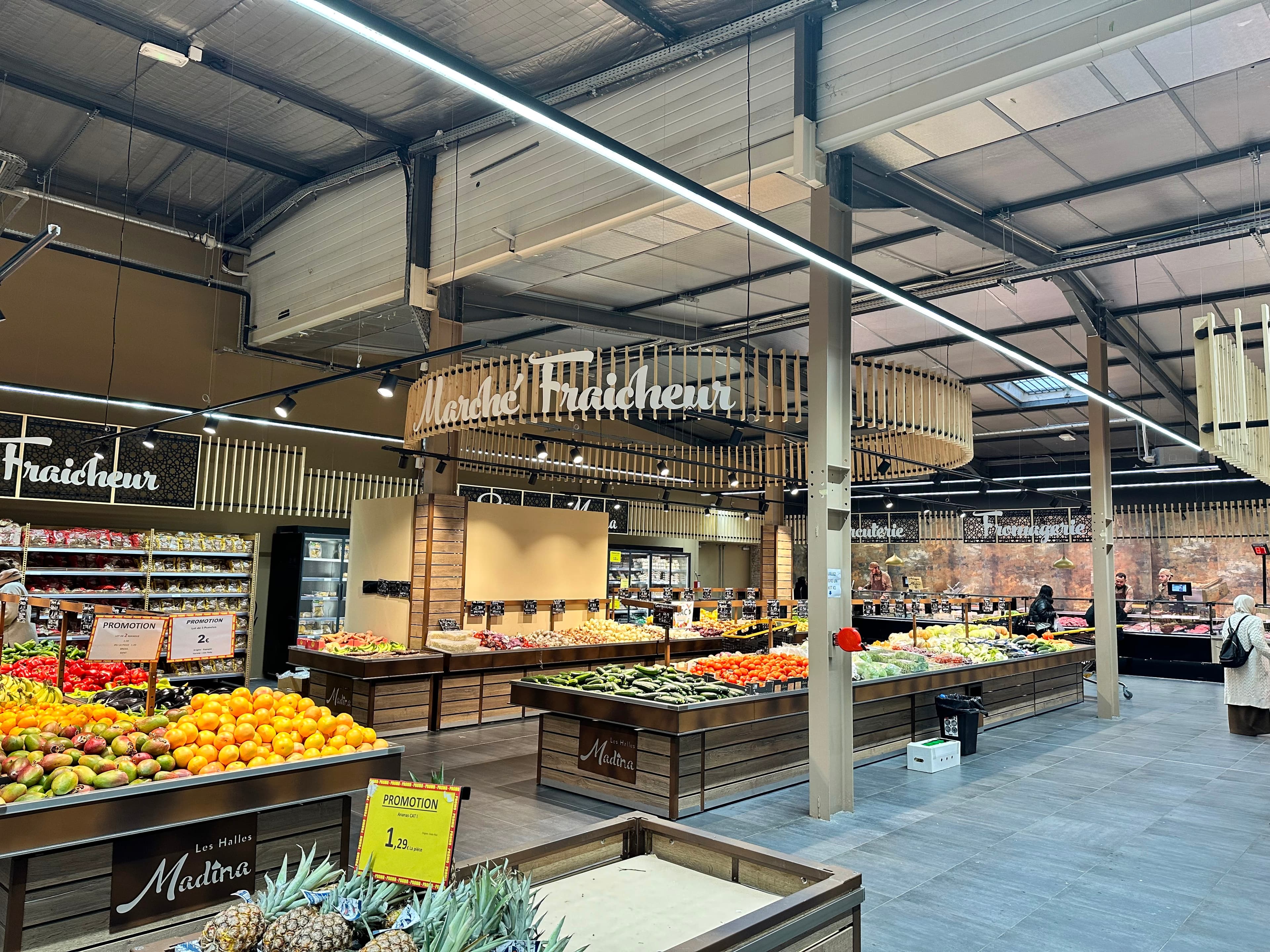 Réalisation agencement : Magasin Alimentaire