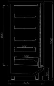 Plan technique FreshStore Freezer 2