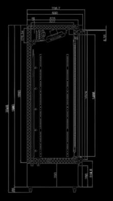Plan technique Milan Freezer 1